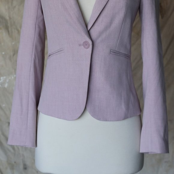 H&M women's one button blazer sz 0 - Picture 2 of 7